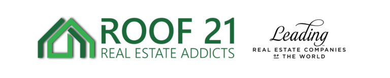 ROOF21 Real Estate Addicts and Leading Real Estate Companies of the World agency logo banner